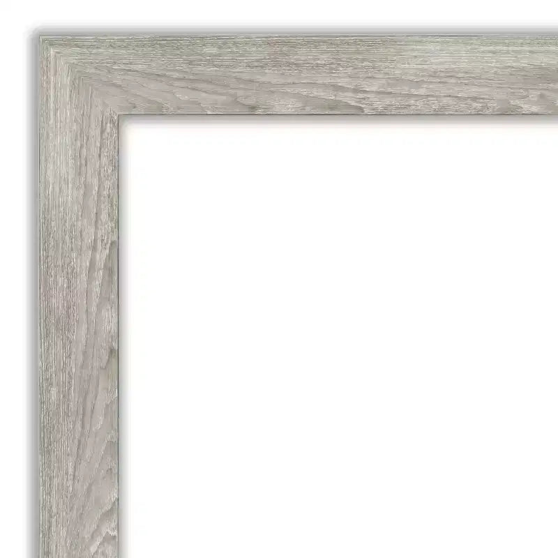 Specchio intero da parete/terra con cornice rustica in legno grigio, 1 persona, 76 x 168 cm