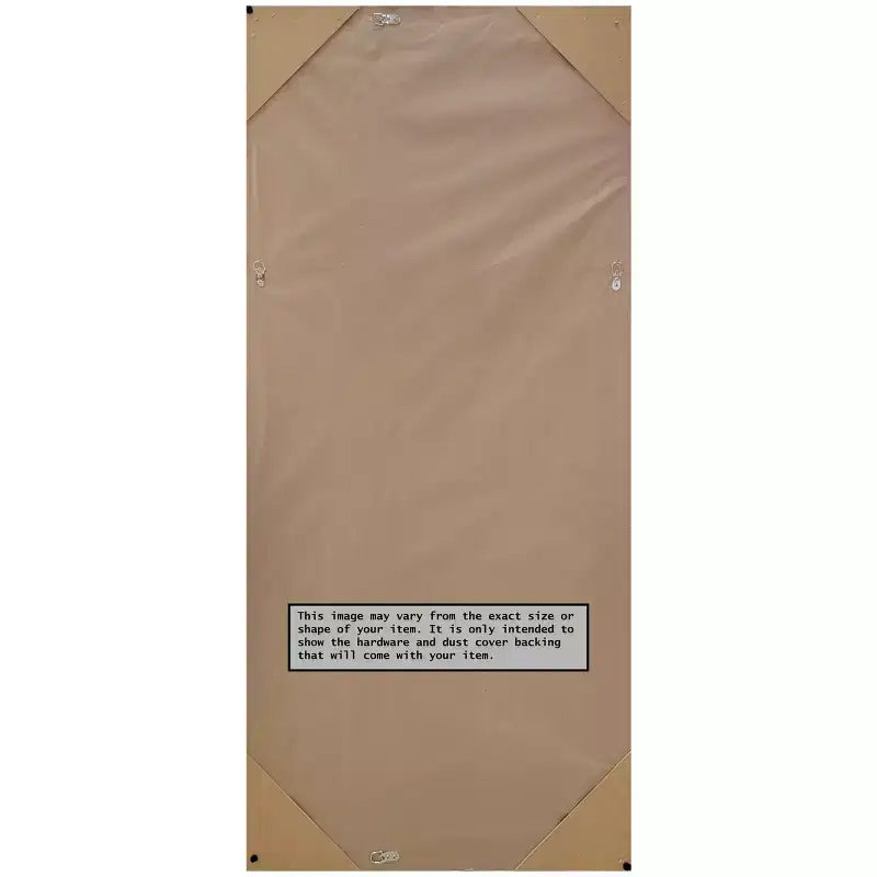 Specchio intero da parete/terra con cornice rustica in legno grigio, 1 persona, 76 x 168 cm