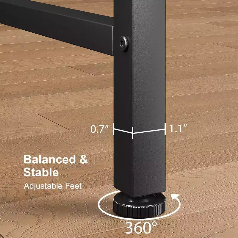 Tavolo consolle a 2 ripiani V-Design in metallo da 109 cm nero/marrone/grigio per ingresso e soggiorno