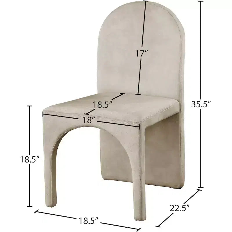 Sedia da pranzo in velluto, set da 2 – Nero / Cognac / Verde / Blu marino / Grigio pietra