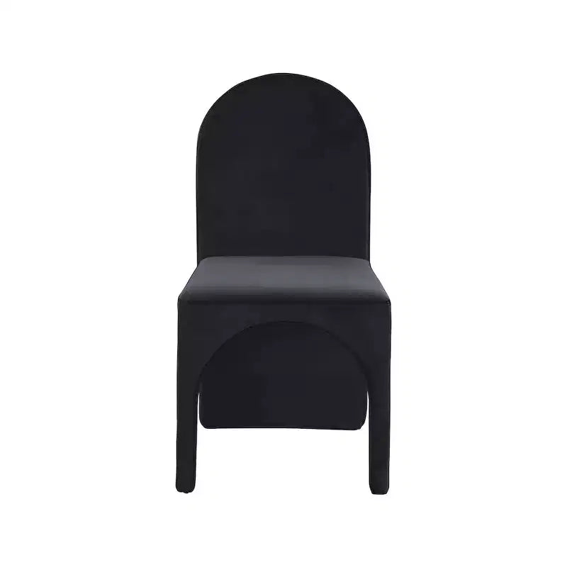 Sedia da pranzo in velluto, set da 2 – Nero / Cognac / Verde / Blu marino / Grigio pietra