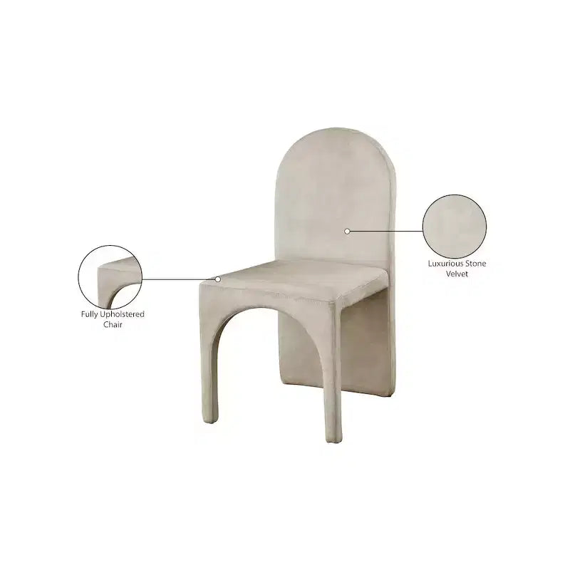 Sedia da pranzo in velluto, set da 2 – Nero / Cognac / Verde / Blu marino / Grigio pietra