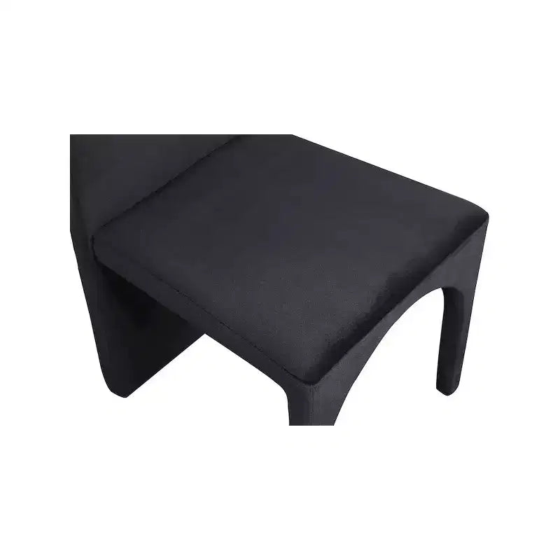 Sedia da pranzo in velluto, set da 2 – Nero / Cognac / Verde / Blu marino / Grigio pietra