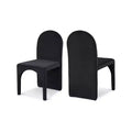 Meridian Furniture,Summer Velvet Dining Side Chair, Set of 2