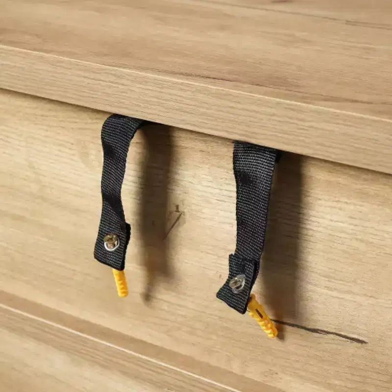 Madia contenitore bianca a 6 cassetti, larghezza 119 cm, montaggio 1 persona