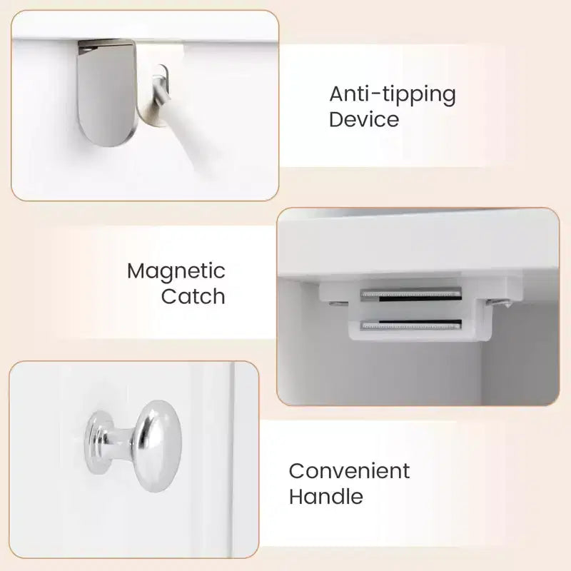 Mobile Contenitore da Bagno Stretto Nero/Grigio/Bianco con Anta, a Colonna a 5 Ripiani, Montaggio 1 Persona