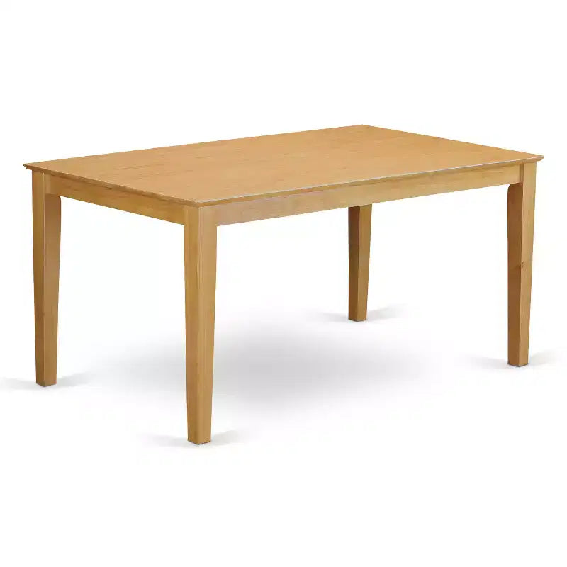 Set da pranzo rettangolare in rovere per 6, 7 pezzi