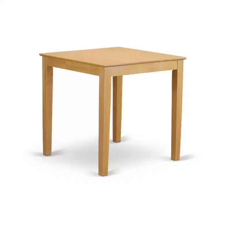 Set da pranzo quadrato ad altezza bancone Oak, in legno, 4 posti, 5 pezzi