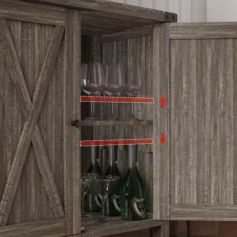Credenza a 2 ante, vari colori, ripiano regolabile, unità singola