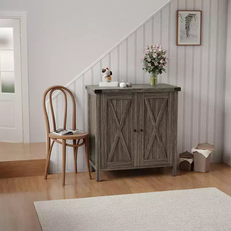 Credenza a 2 ante, vari colori, ripiano regolabile, unità singola