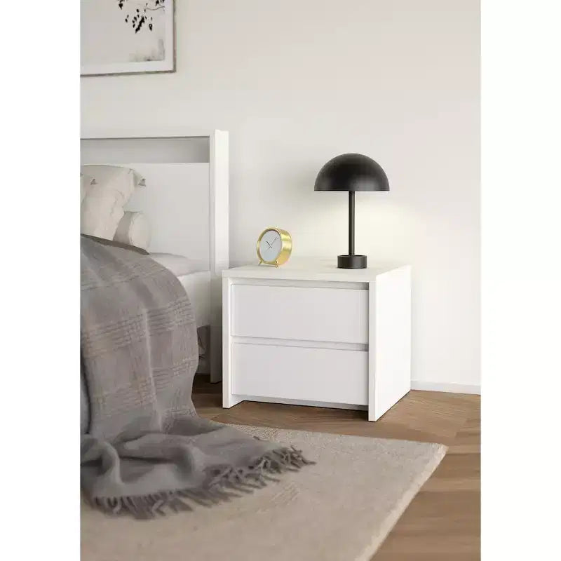 Comodino a 2 cassetti White / Jackson Hickory, 1 pezzo