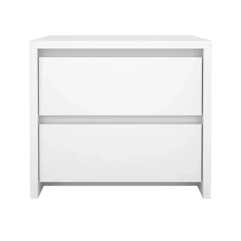 Comodino a 2 cassetti White / Jackson Hickory, 1 pezzo