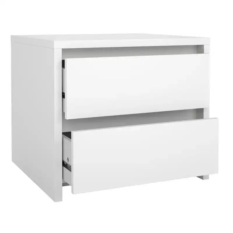 Comodino a 2 cassetti White / Jackson Hickory, 1 pezzo