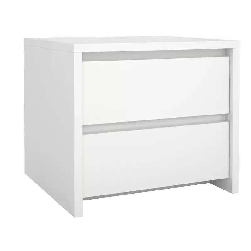 Comodino a 2 cassetti White / Jackson Hickory, 1 pezzo