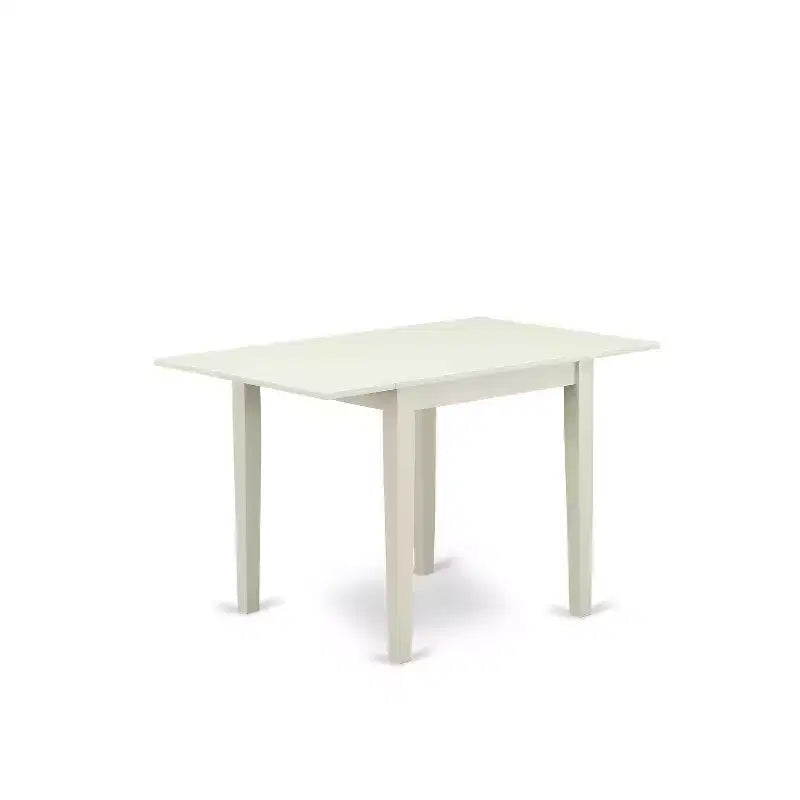Tavolo da pranzo rettangolare con ante a ribalta, in nero/ciliegio/mogano/rovere/bianco, 4 posti