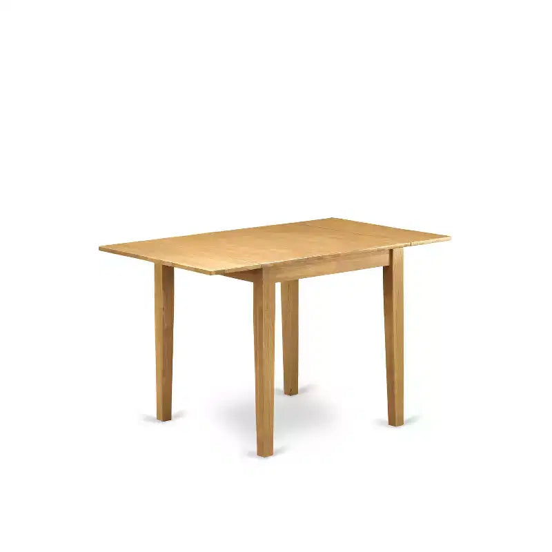Tavolo da pranzo rettangolare con ante a ribalta, in nero/ciliegio/mogano/rovere/bianco, 4 posti