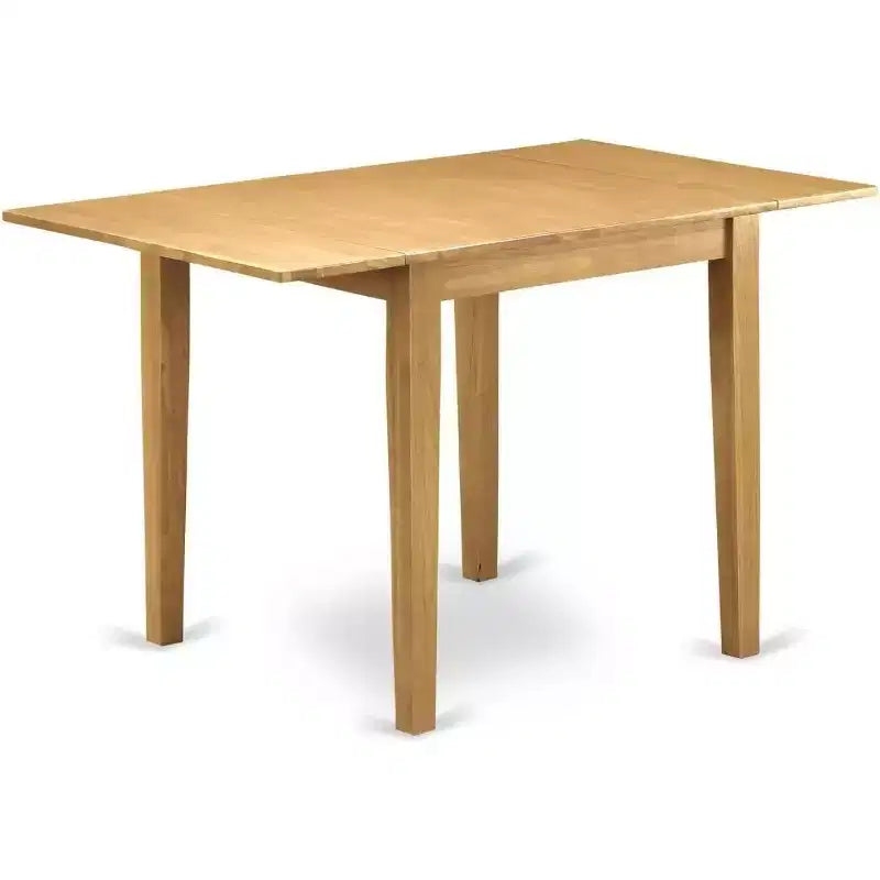 Tavolo da pranzo rettangolare con ante a ribalta, in nero/ciliegio/mogano/rovere/bianco, 4 posti