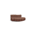 Meridian Furniture,Arc Cognac Vegan Leather Modular Sofa