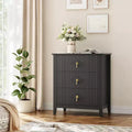 Modern Fluted Dresser, 3/5/6/7 Drawer Wood Dresser for Bedroom, Modern Chest of Drawers, Storage Organizer Cabinet for Living Room, Entryway
